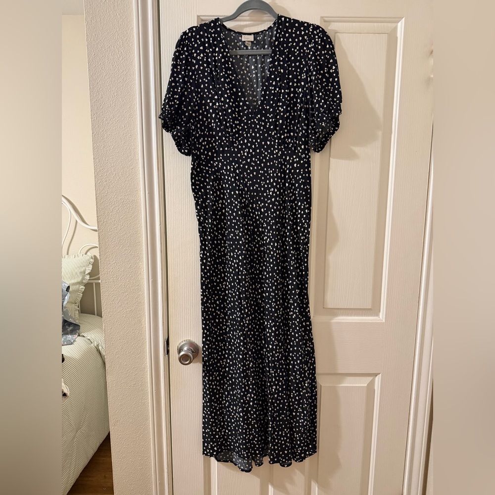 a new day Black and White Maxi Dress